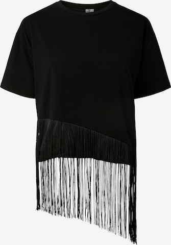 T-shirt 'PCOLLIE' PIECES en noir : devant
