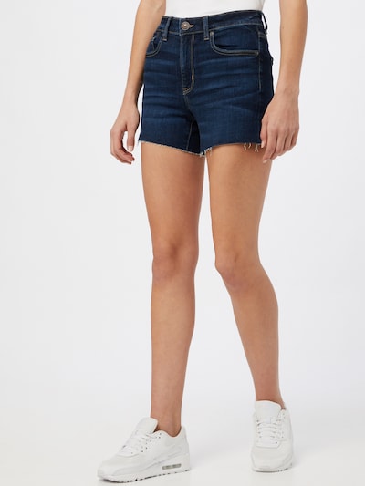 American Eagle Jeans in de kleur Donkerblauw, Modelweergave