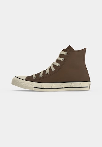 CONVERSE Sneaker 'CTAS HI' in Braun: Vorderseite