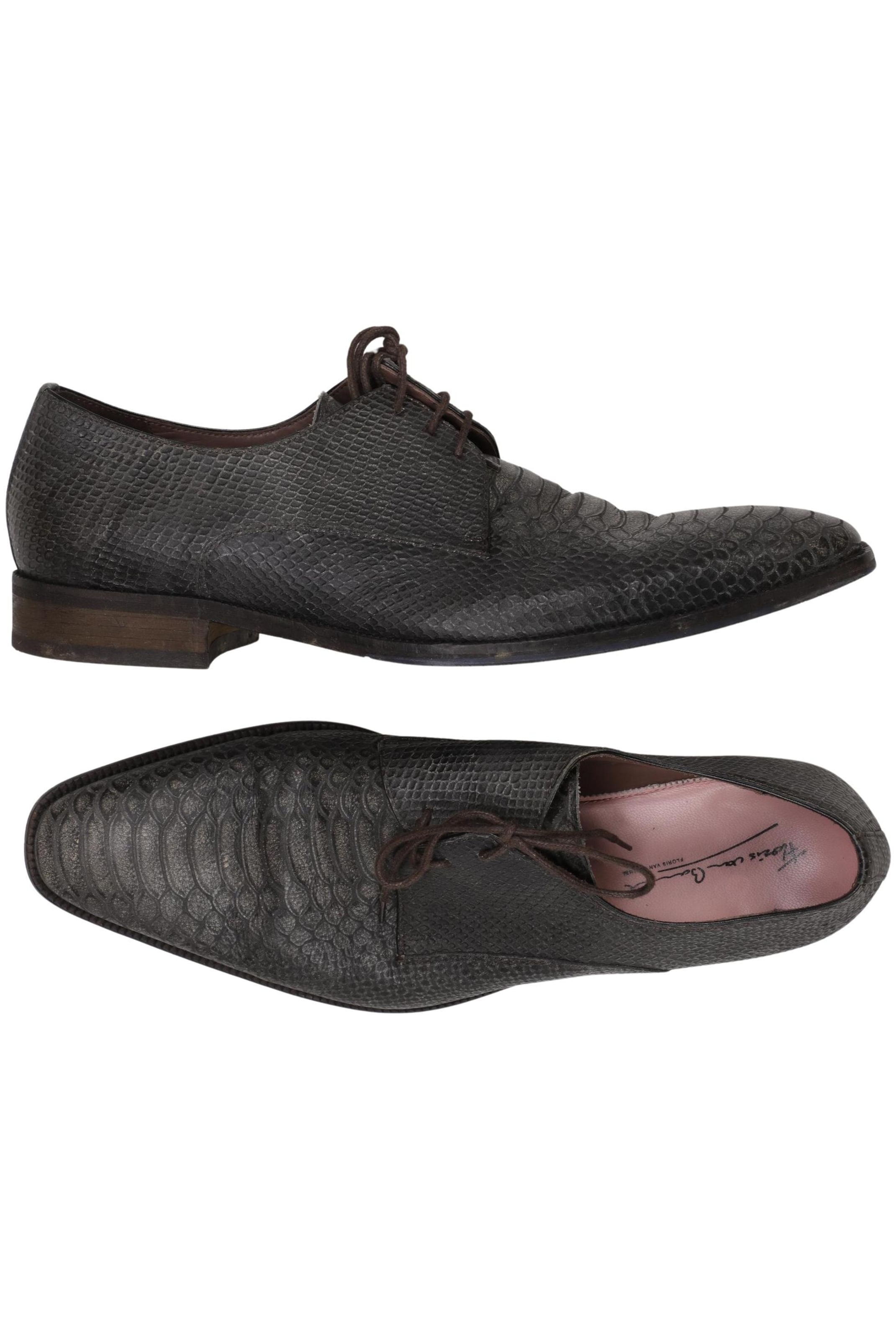 Floris van Bommel Halbschuh 45 in Grau: Vorderseite