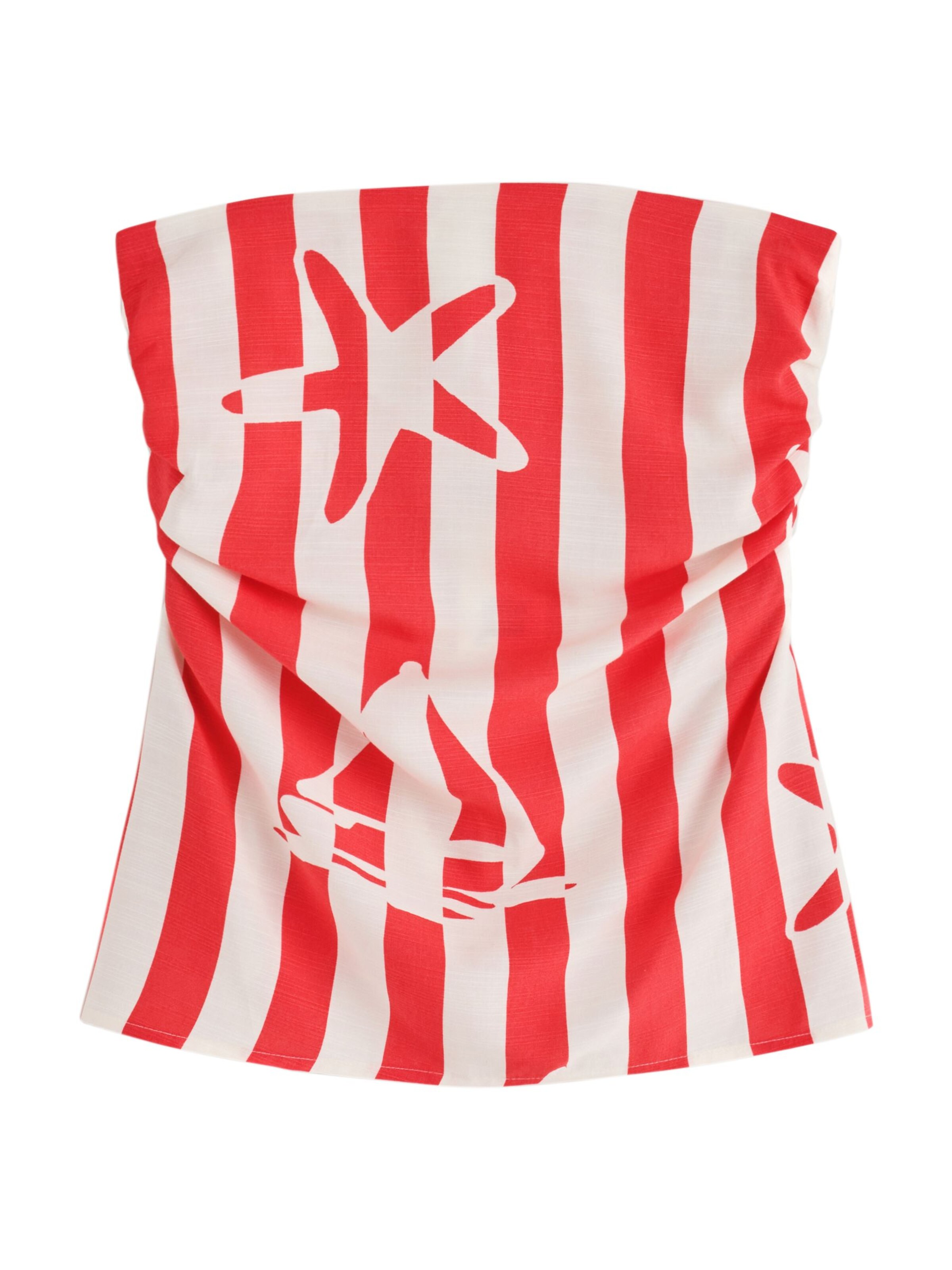 Next Top in XS in de kleur Rood / Wit, Productweergave