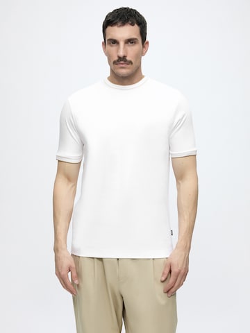BOSS - Camisa 'H-Tessler 195' em branco: frente