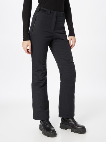 SOS Black Snow Regular Outdoorbroek 'Valley' in Zwart: voorkant