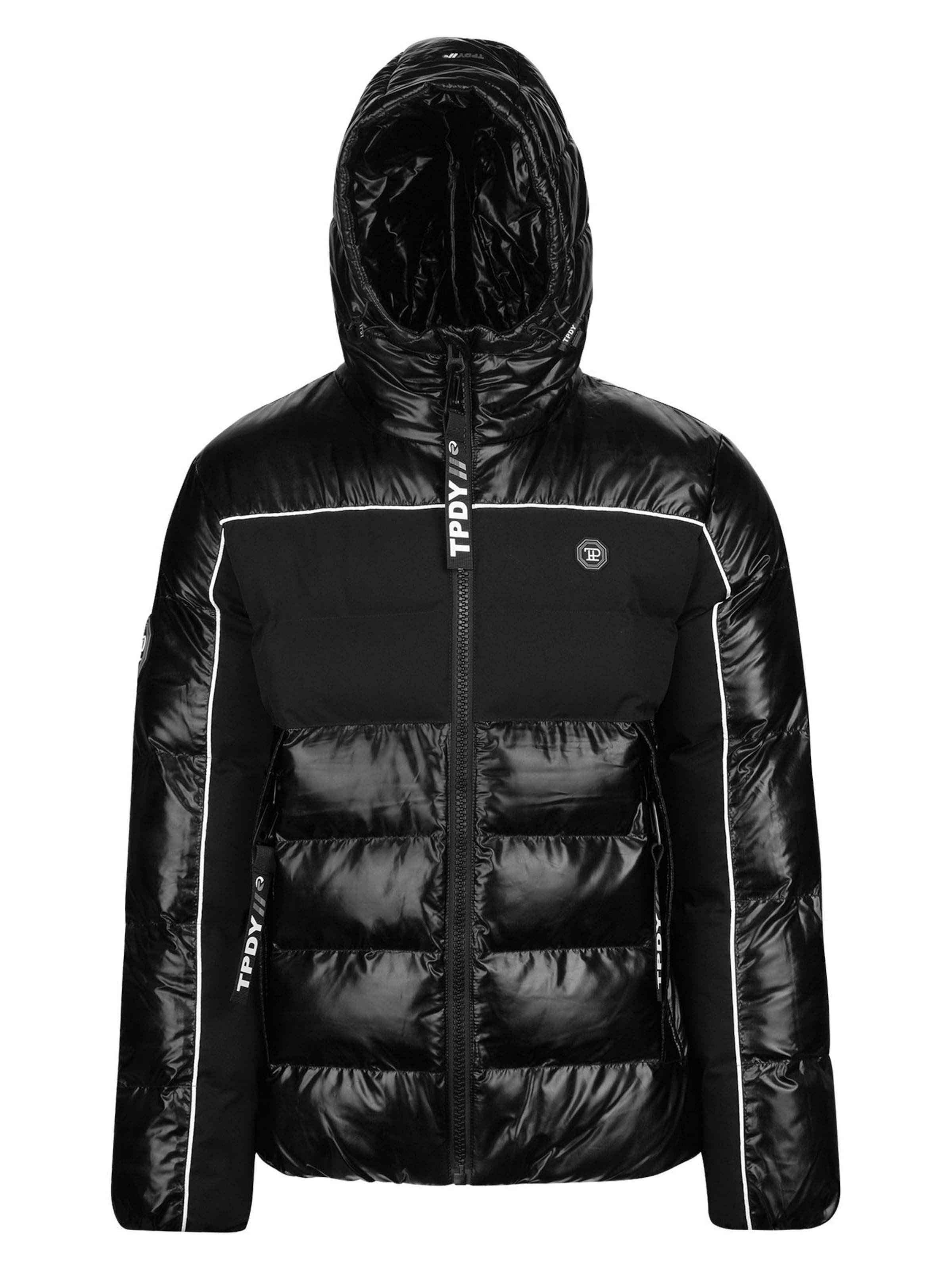trueprodigy Winterjacke 'Clark' in Schwarz: Vorderseite