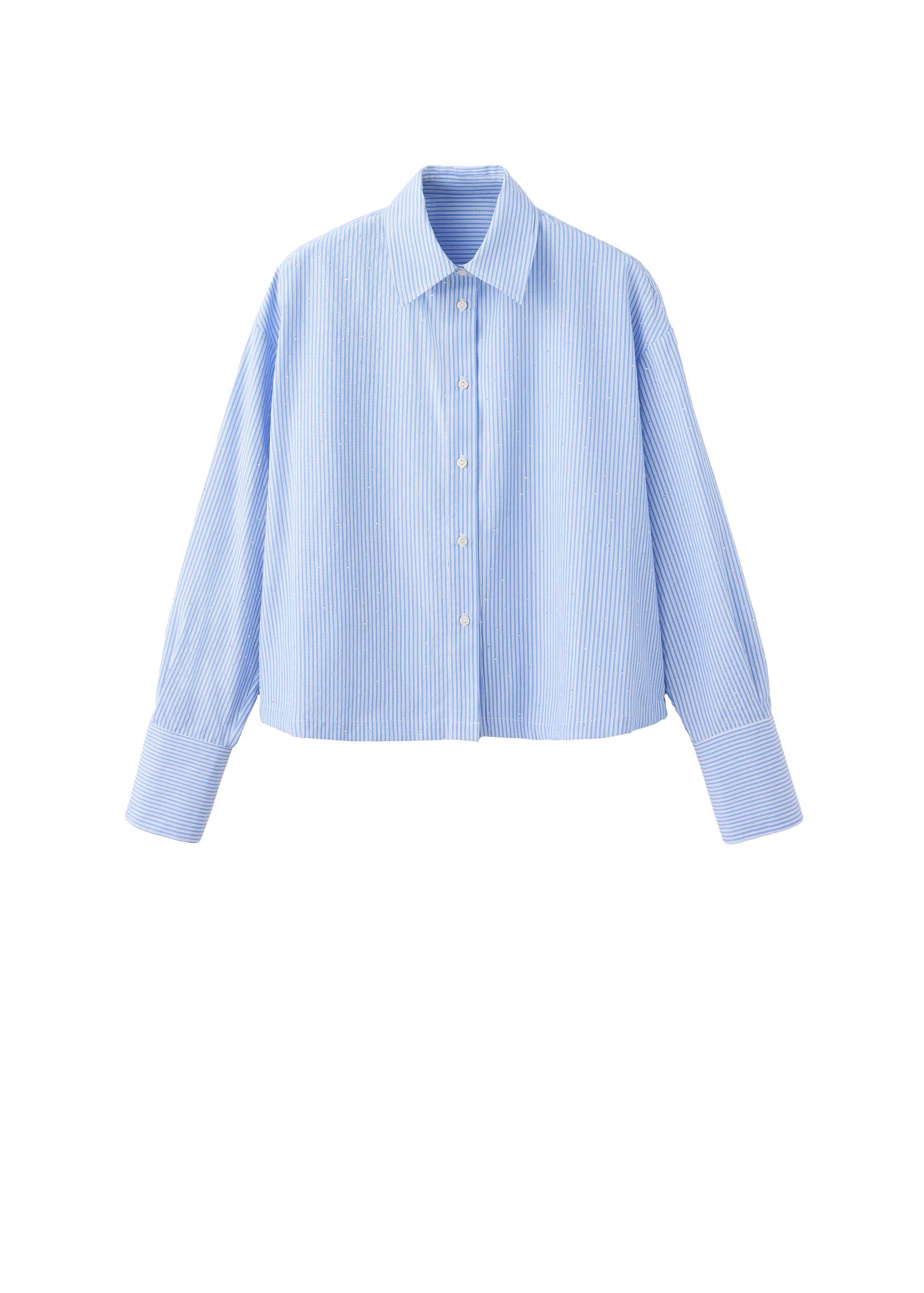 Camicia da donna 'SHINNY' di MANGO in blu: frontale