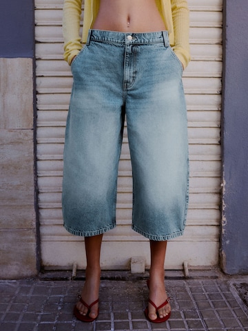 Bershka Baggy Jeans i blå