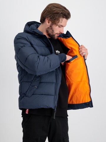 ALPHA INDUSTRIES Funktionsjakke i blå