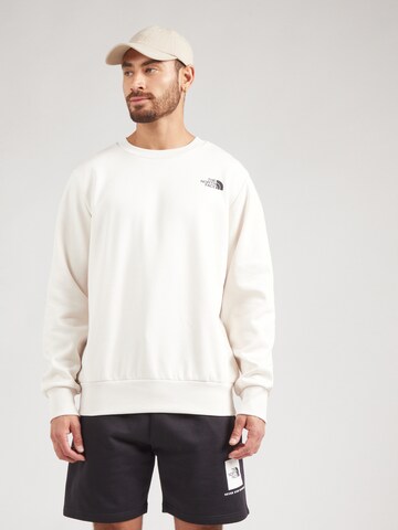 THE NORTH FACE Sweatshirt 'SIMPLE DOME' i hvid: forside