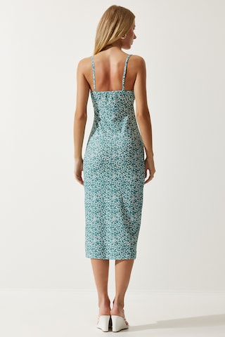 Happiness İstanbul Καλοκαιρινό φόρεμα σε πράσινο