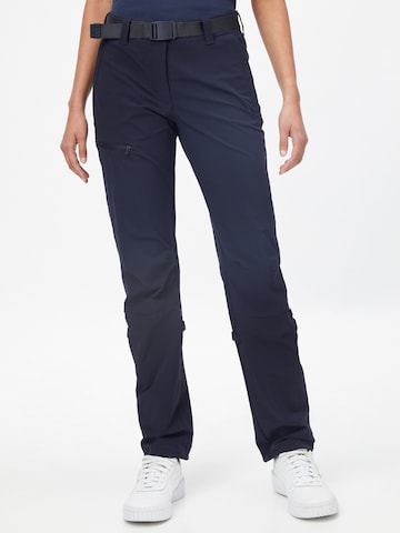 Maier Sports Normální Outdoorové kalhoty 'Lulaka' – modrá: přední strana