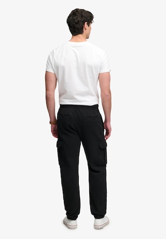 Superdry & Co Tapered Cargobroek in Zwart