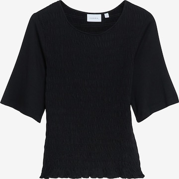 COMMA Shirt in Zwart: voorkant