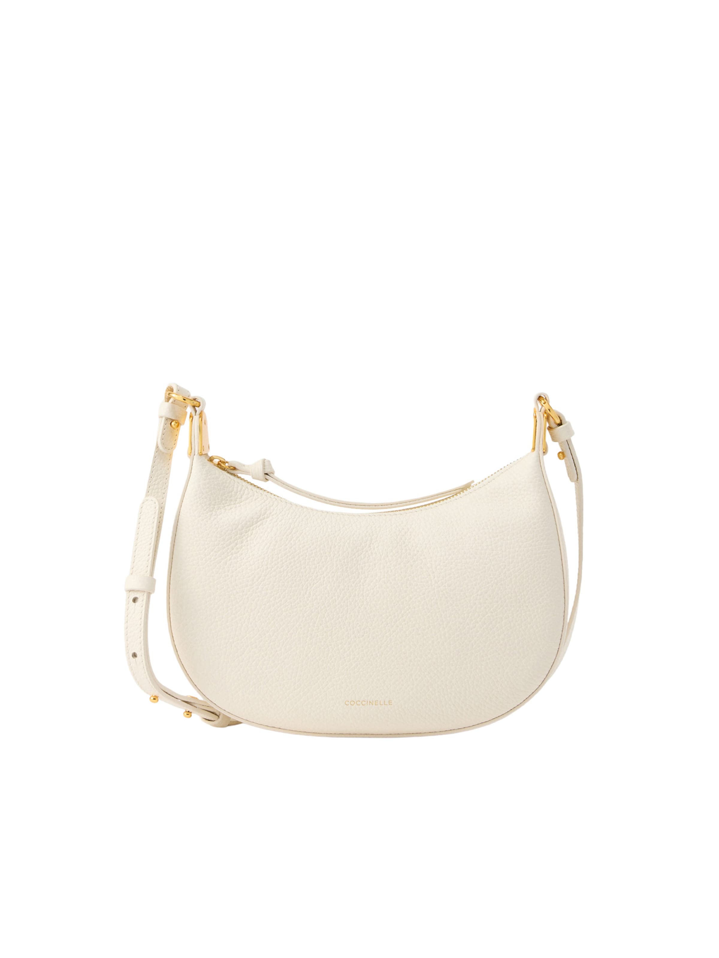 Coccinelle Axelremsväska 'FUJIKO' i beige: framsida