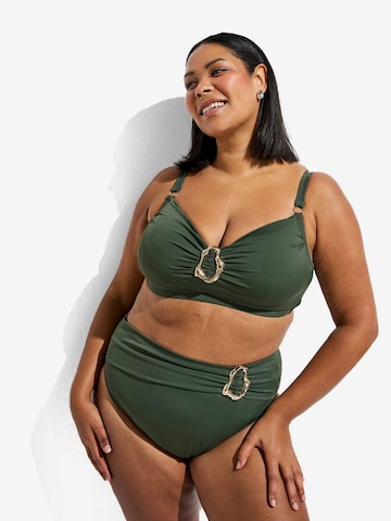 žalia Swim by Zizzi Bikinio kelnaitės 'Bliss'