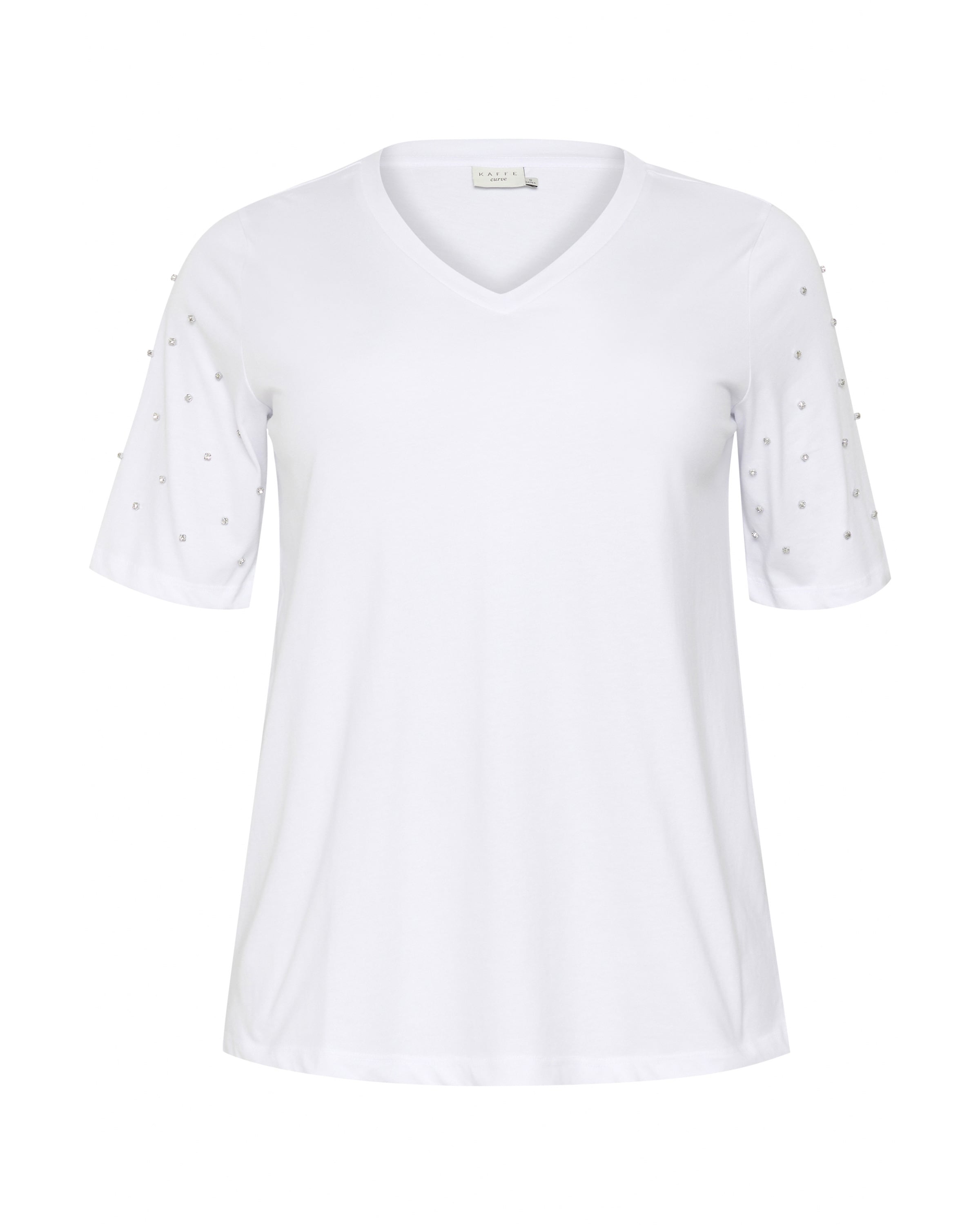 KAFFE CURVE Shirt 'KCanya' in White: front