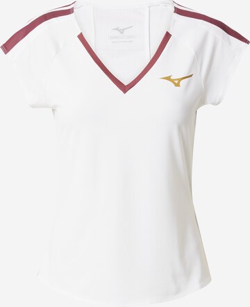 MIZUNO Performance Shirt in White: front