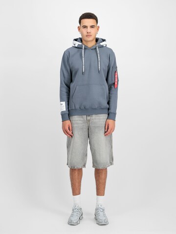 ALPHA INDUSTRIES Μπλούζα φούτερ 'Alpha' σε μπλε