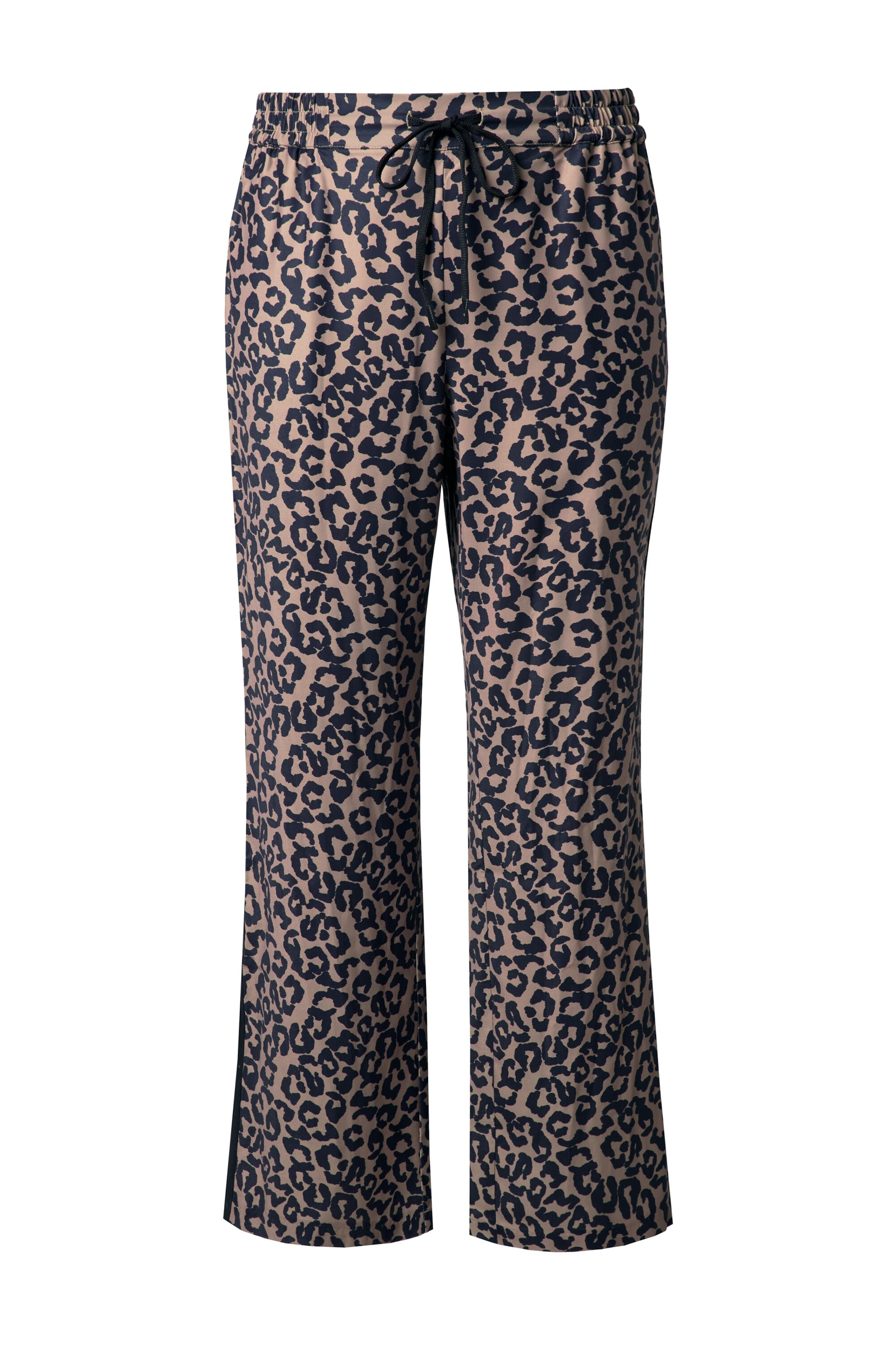 Ulla Popken Regular Broek in Bruin: voorkant