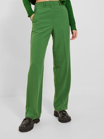 JJXX Loose fit Pleated Pants 'Mary' in Green: front