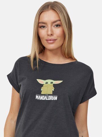 Recovered - Camiseta 'Star Wars The Mandalorian Child' en negro