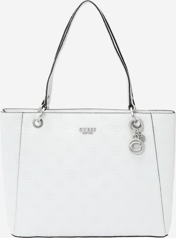 Cabas 'Galeria' GUESS en blanc