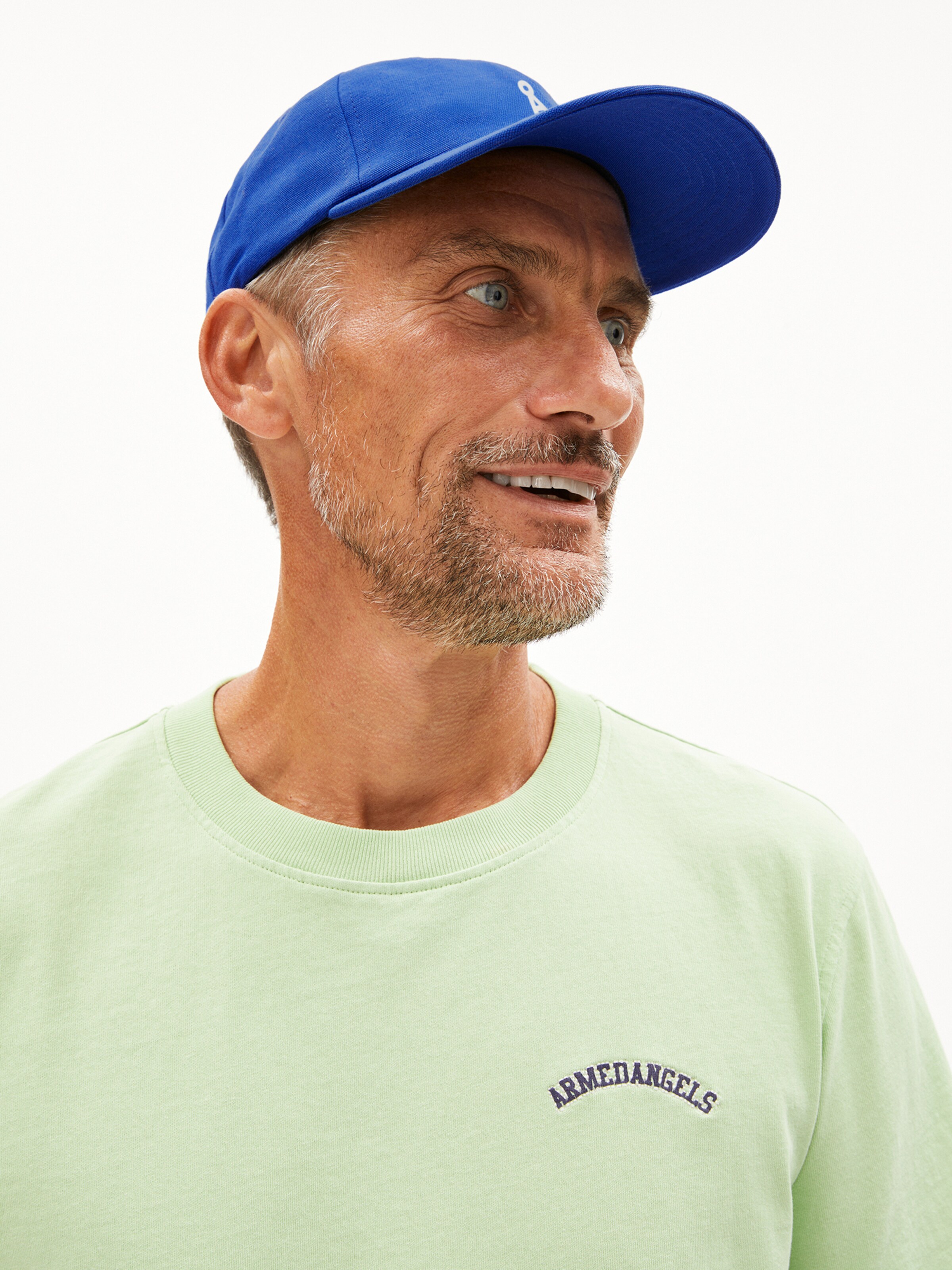 ARMEDANGELS T-Shirt MAARKOS ARMEDANGELS in Grün: Vorderseite