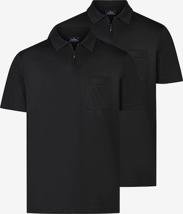 Ragman Shirt 'Basic' in Black: front