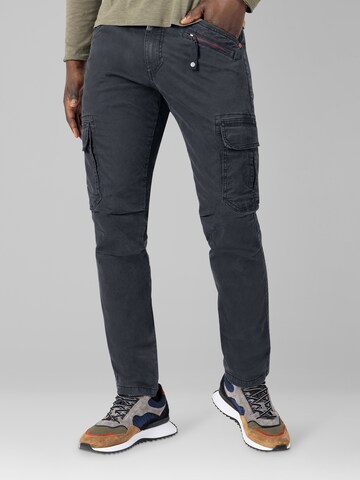 TIMEZONE Skinny Cargo Pants 'Regular BenTZ' in Blue: front