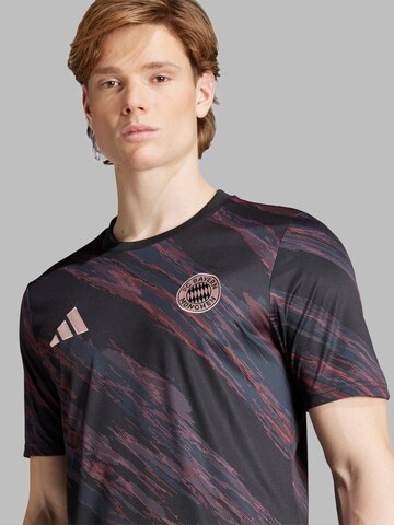 T-Shirt fonctionnel 'FCB PRESHI' ADIDAS PERFORMANCE en noir