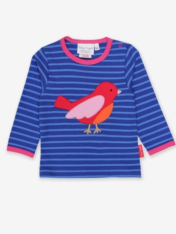 Toby Tiger Shirt 'Vogel-Applikation' in Blue: front