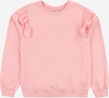 Sweat-shirt 'OFELIA' KIDS ONLY en rose : devant