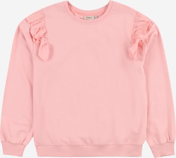 KIDS ONLY Sweatshirt 'OFELIA' i rosa: forside
