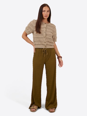 BRAVE SOUL Gebreid vest in Bruin