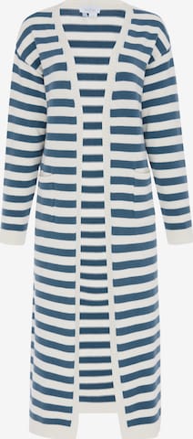 usha BLUE LABEL - Sobretudo de malha 'Casual' em azul: frente