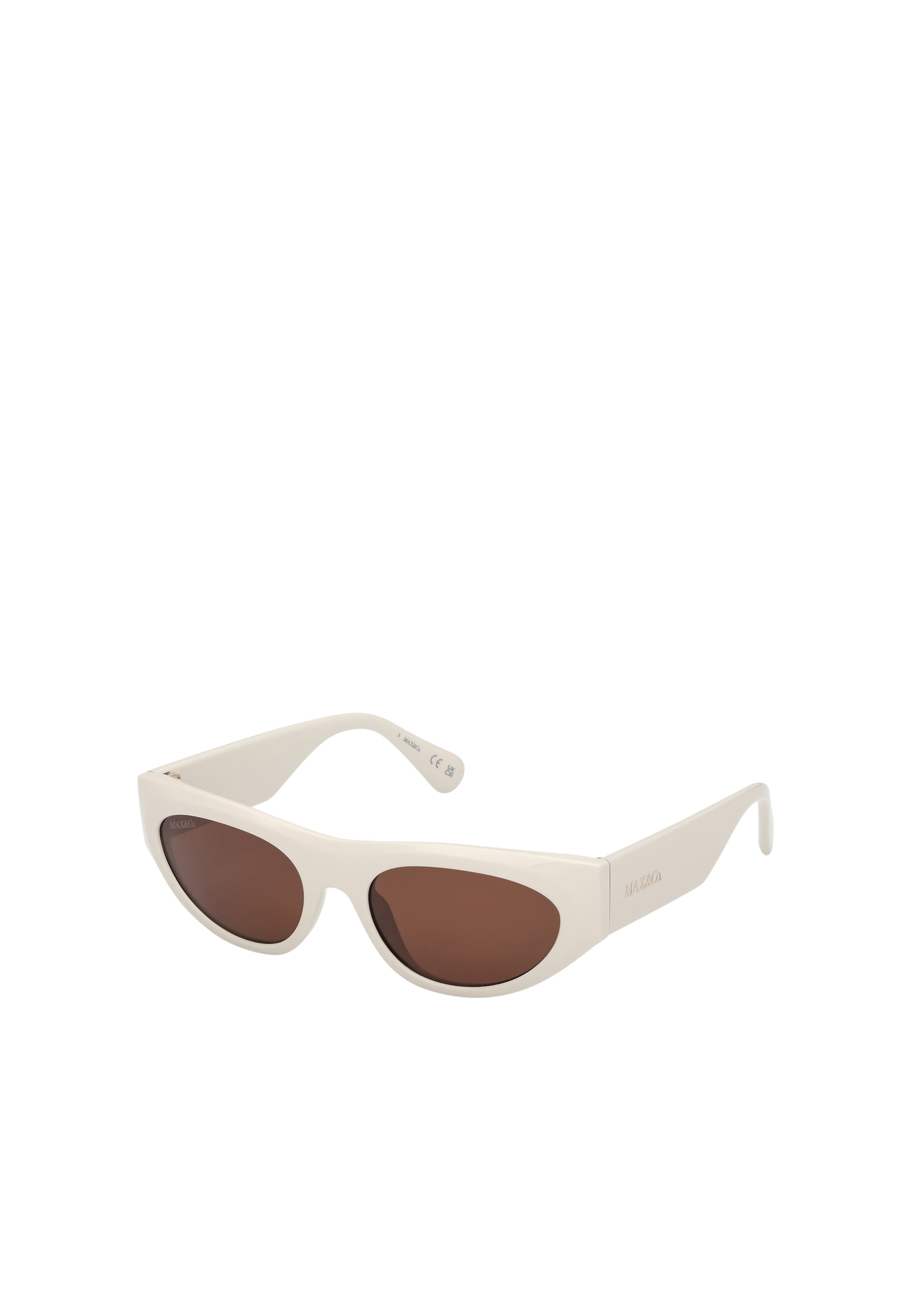 MAX&Co. Sunglasses in White: front