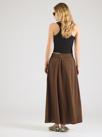 ONLY - Falda 'ONLTIZANA' en marrón