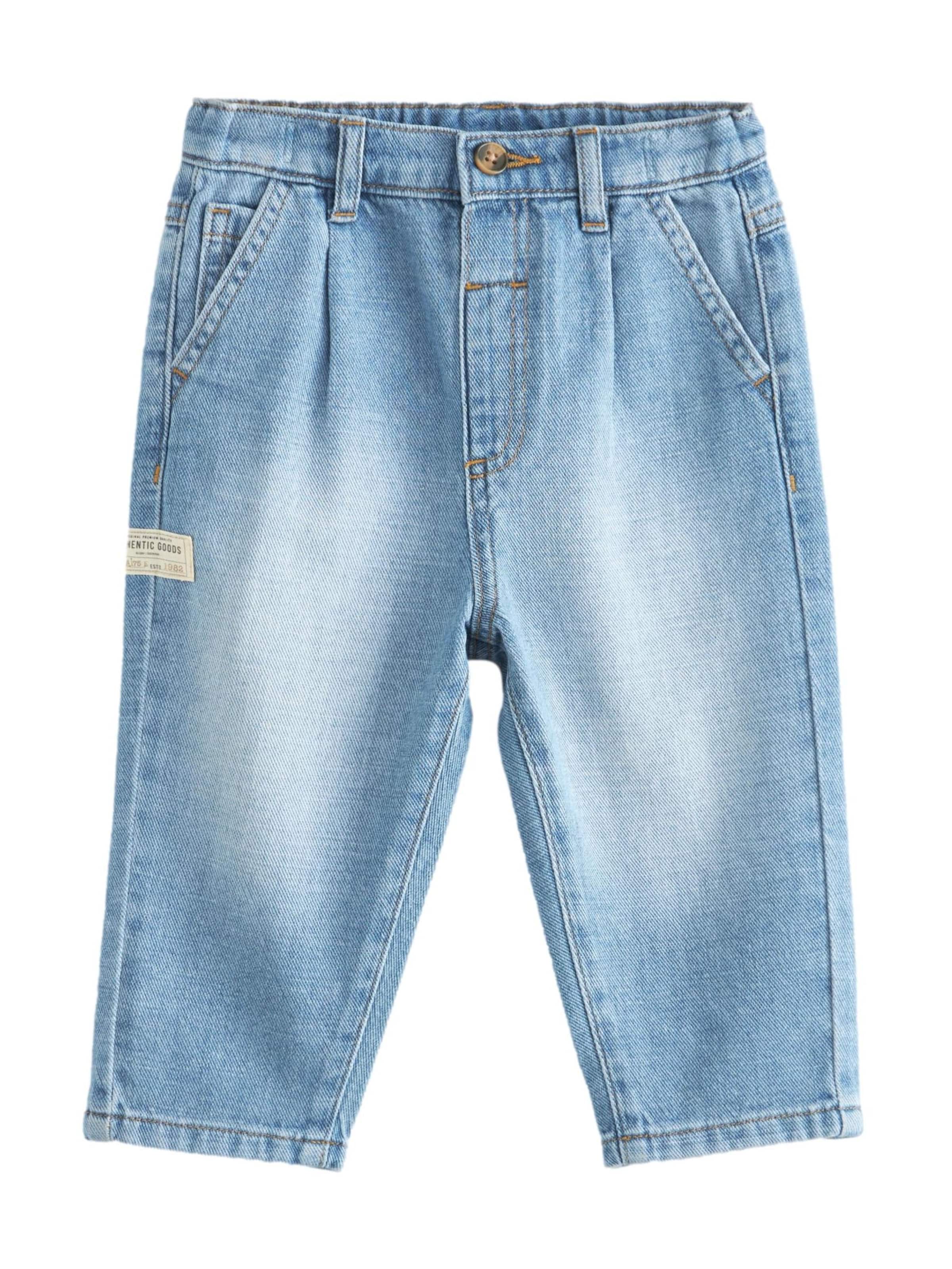 Next Loosefit Jeans i blå: framsida