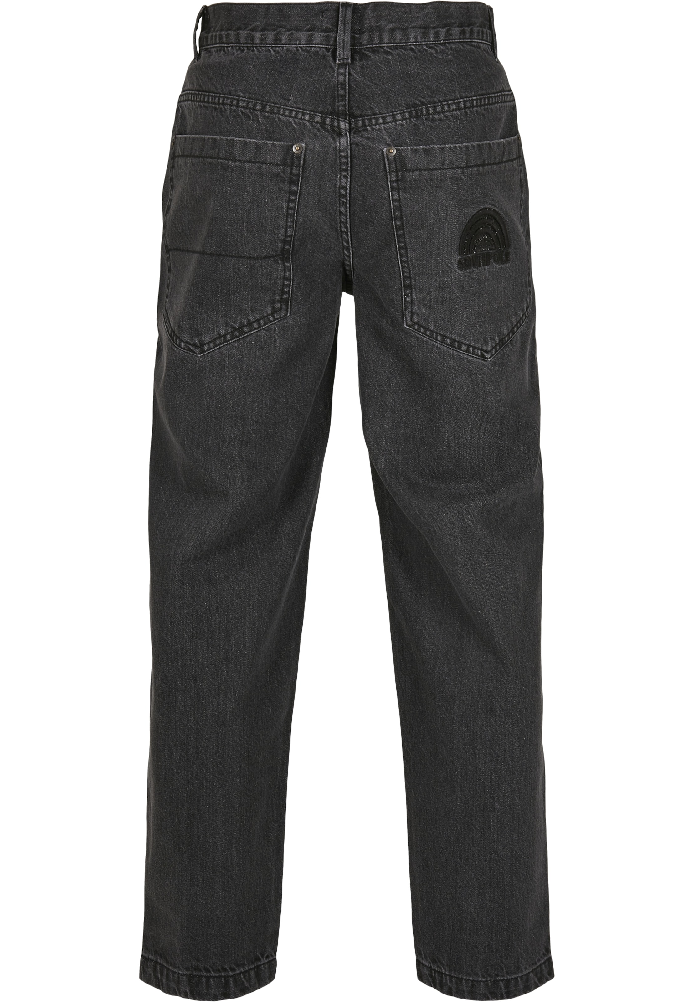 SOUTHPOLE Loosefit Jeans i svart