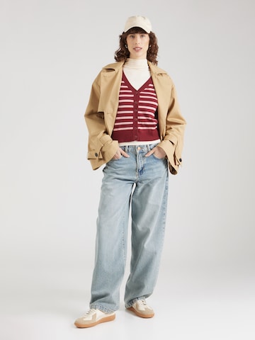 Cardigan 'VMDORY' VERO MODA en rouge