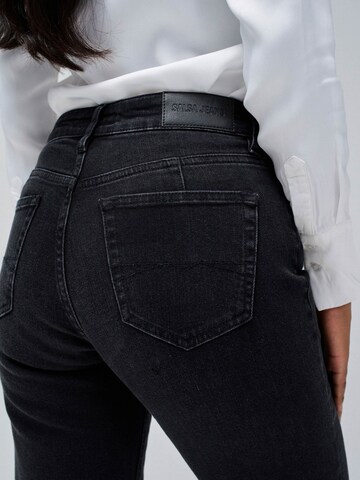 Salsa Jeans Slimfit Jeans 'True' in Zwart