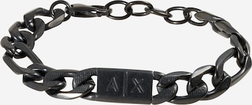 ARMANI EXCHANGE Armband i svart: framsida