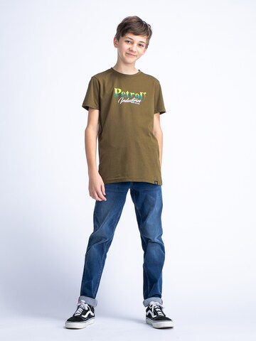Petrol Industries Shirt 'Breezeway' in Groen