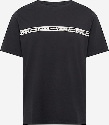 LEVI'S ® - Camisa 'SS Relaxed Fit Tee' em preto: frente