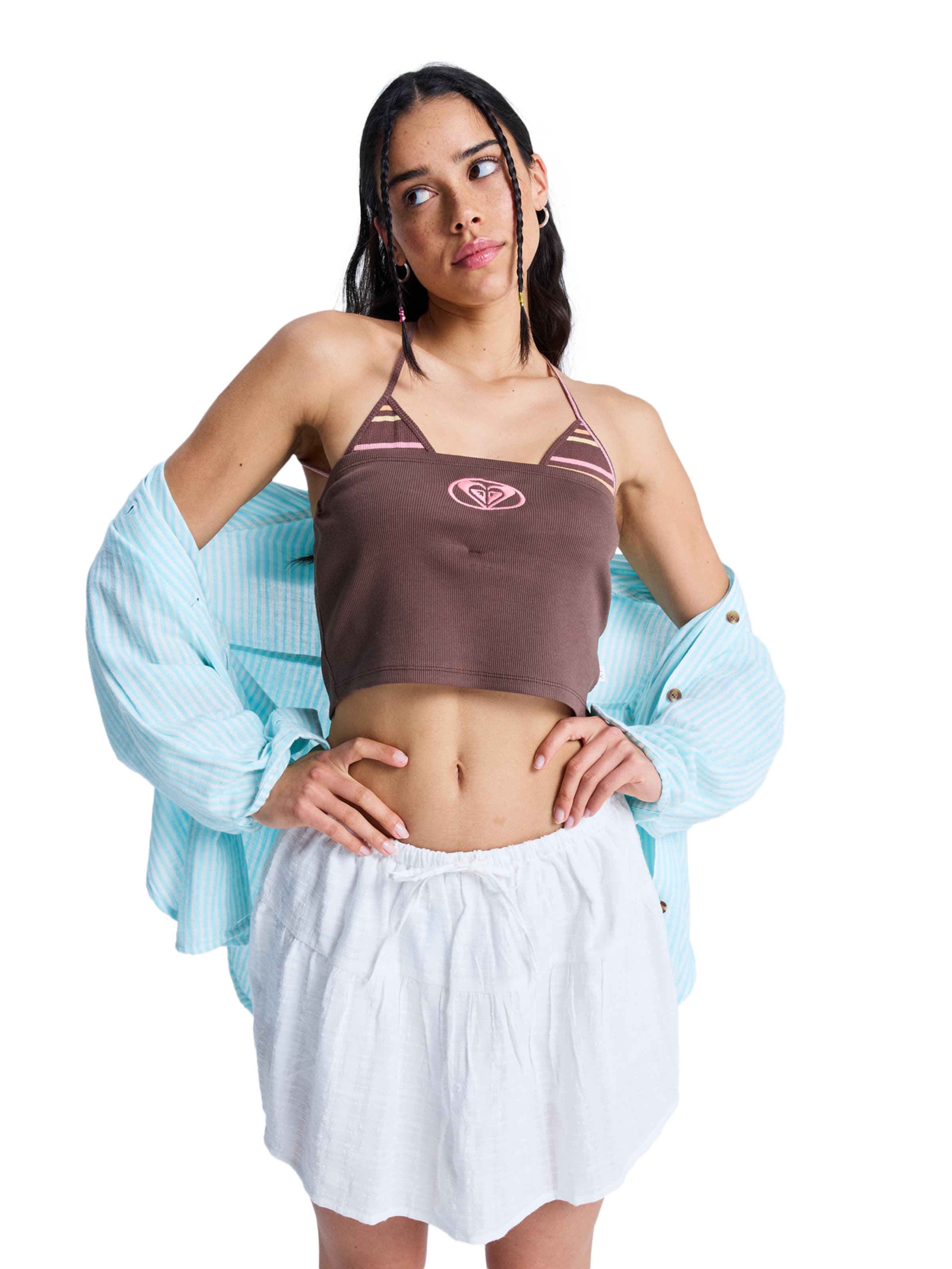 ROXY Top 'Sunset Drive' in Braun: Vorderseite