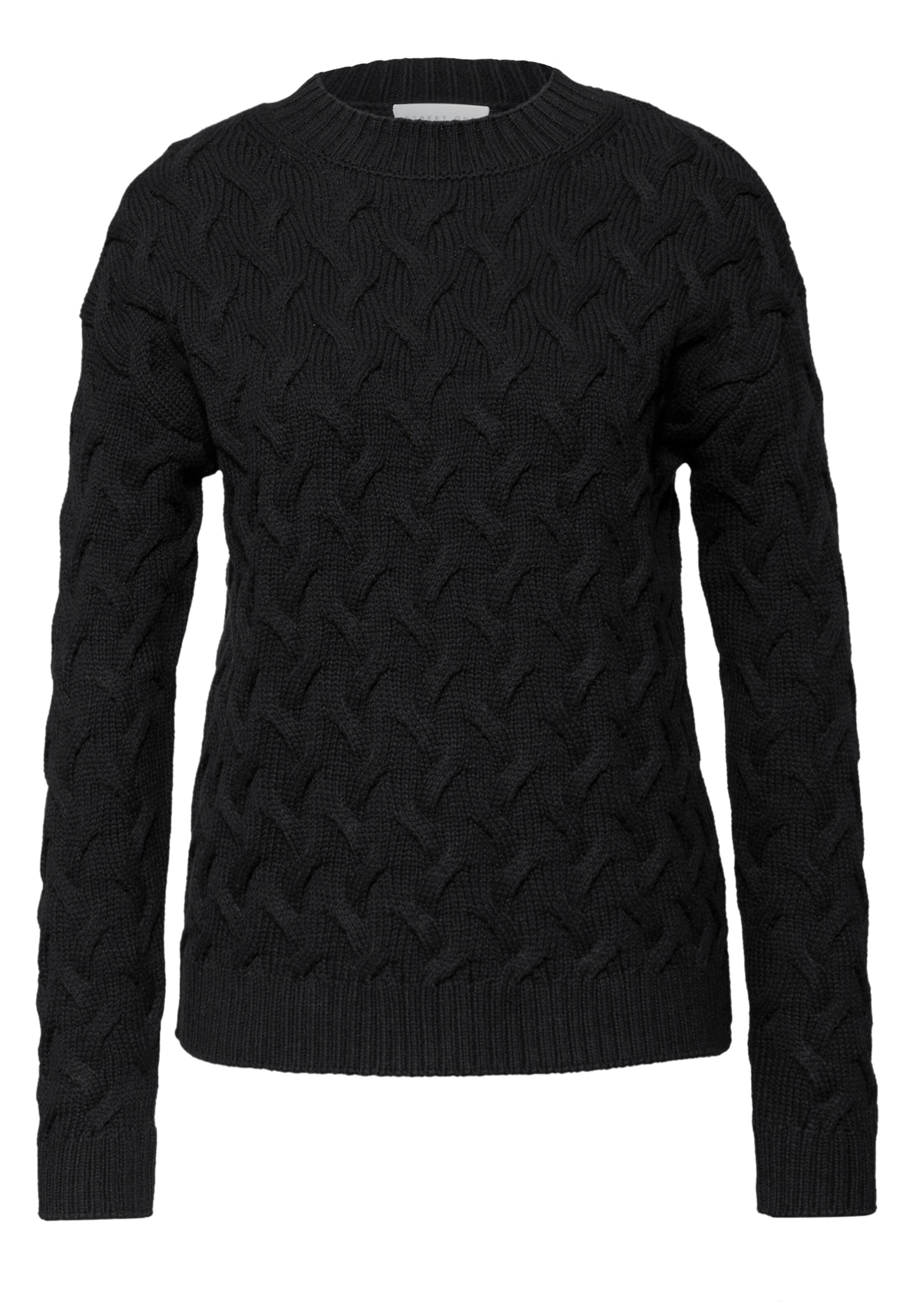 Street One Studio Pullover in Schwarz: Vorderseite