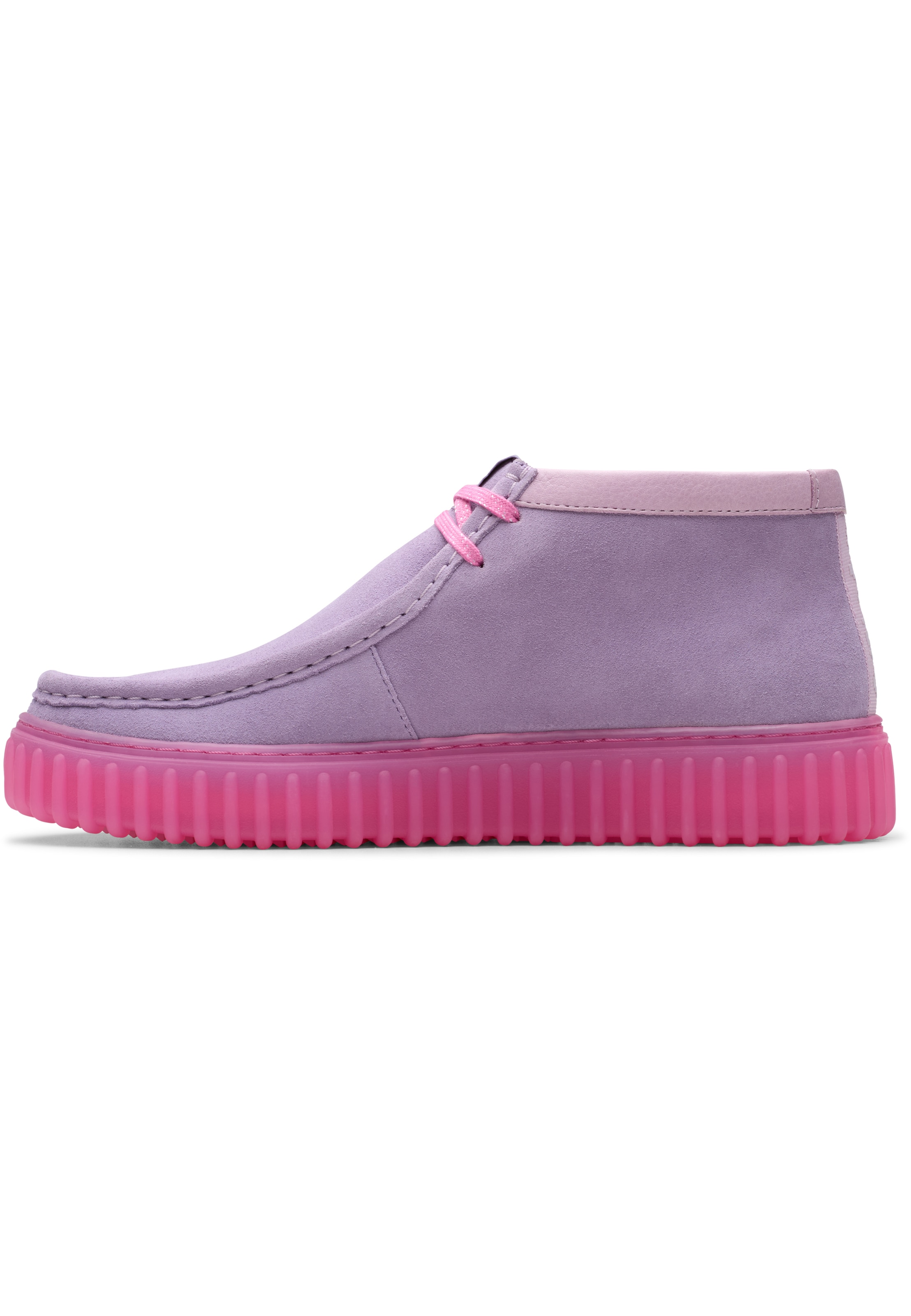 CLARKS Lace-up shoe 'Torhill Explore' in Purple: front