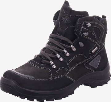 JOMOS Lace-Up Boots in Black: front