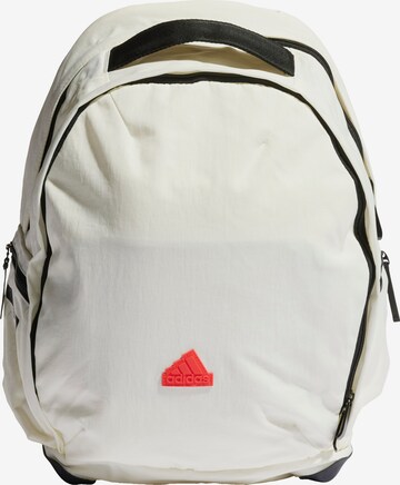 ADIDAS PERFORMANCE Sports Backpack in White: front