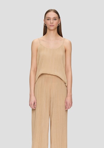 QS Top in Beige: voorkant