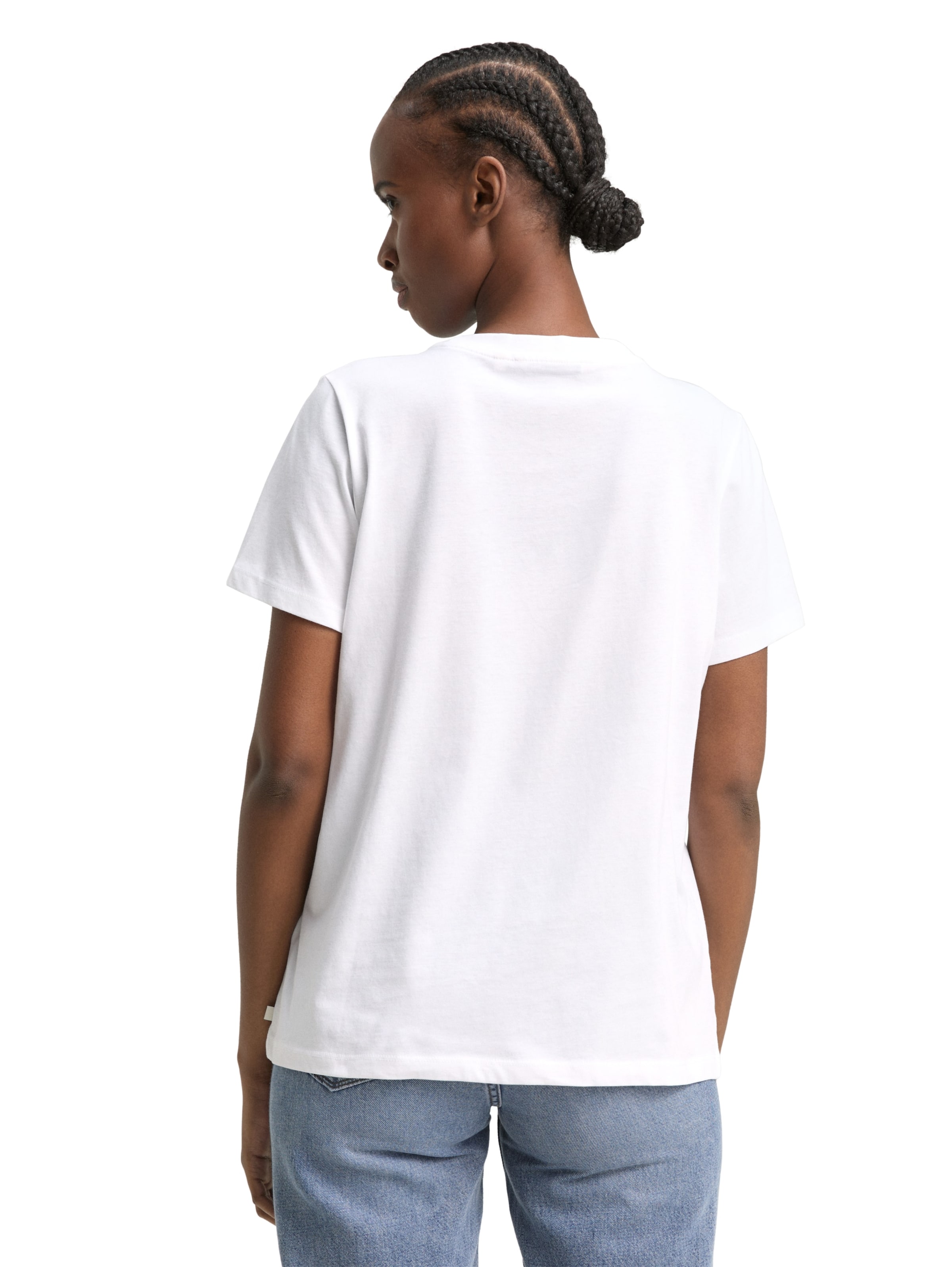 TOM TAILOR DENIM Majica | bela barva